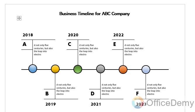 How to Make a Timeline in Microsoft Word 24