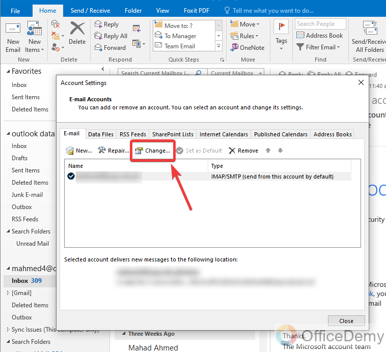 How to Reset Password in Outlook 13