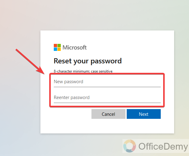 How to Reset Password in Outlook 21