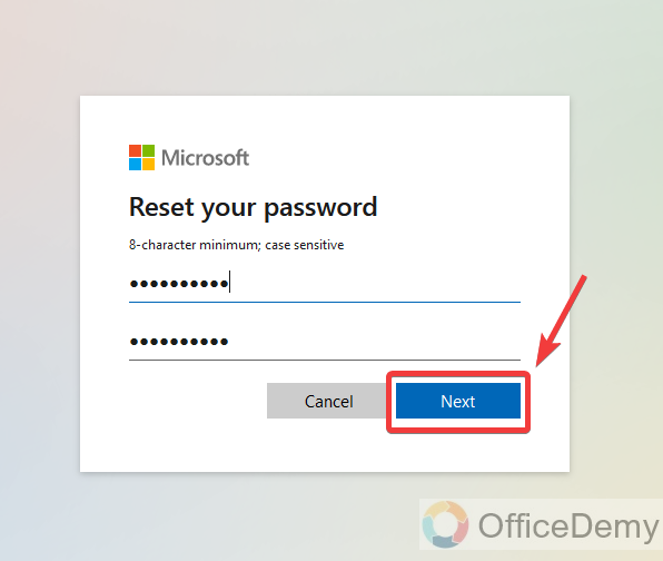 How to Reset Password in Outlook 22