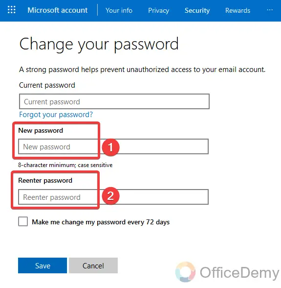 How to Reset Password in Outlook 6