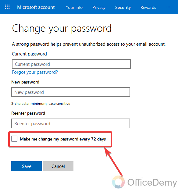 How to Reset Password in Outlook 7
