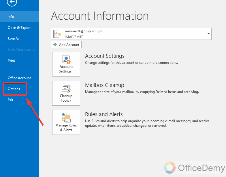 How to Set Working Hours in Outlook 3