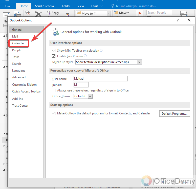 How to Set Working Hours in Outlook 4