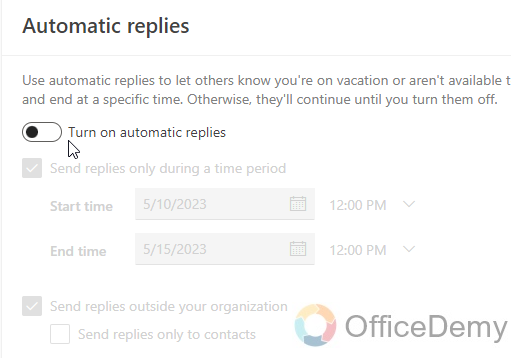 How to Set up an Automatic Reply in Outlook 21