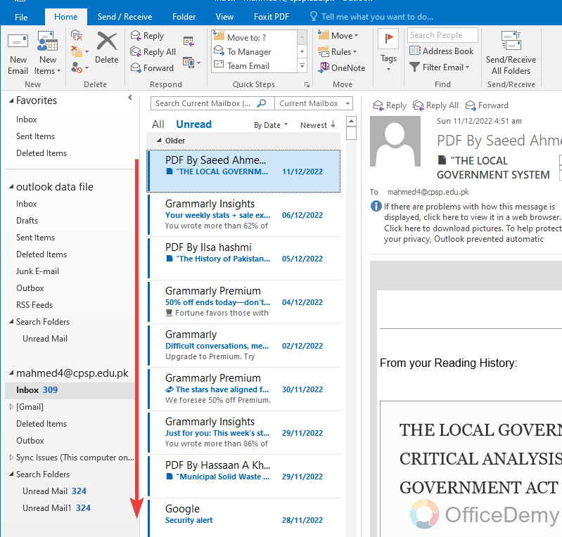 How to Sort Emails in Outlook 10