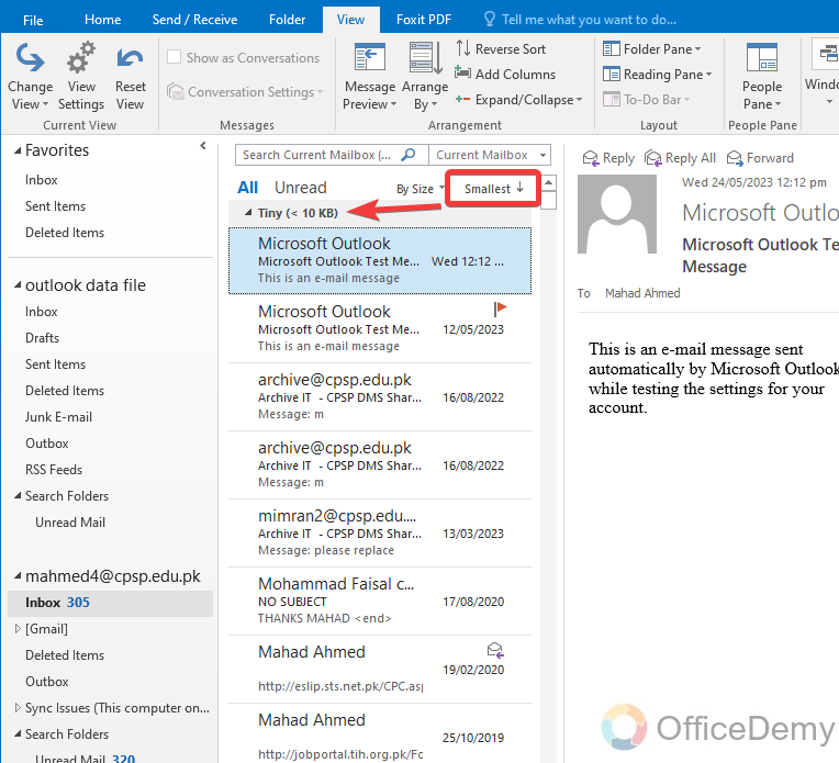 How to Sort Emails in Outlook 21