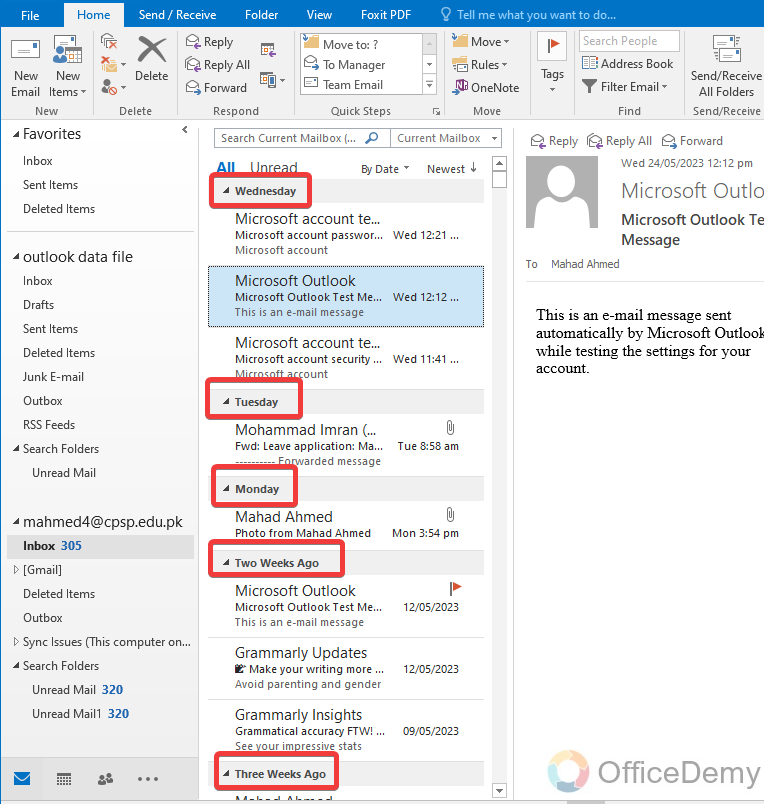 How to Sort Emails in Outlook 22