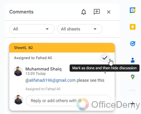 How to Tag Someone in Google Sheets 17