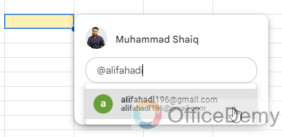How to Tag Someone in Google Sheets 5