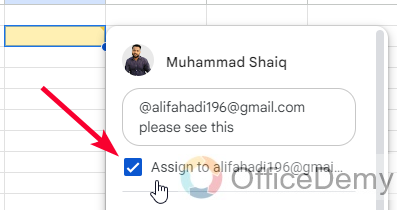 How to Tag Someone in Google Sheets 8