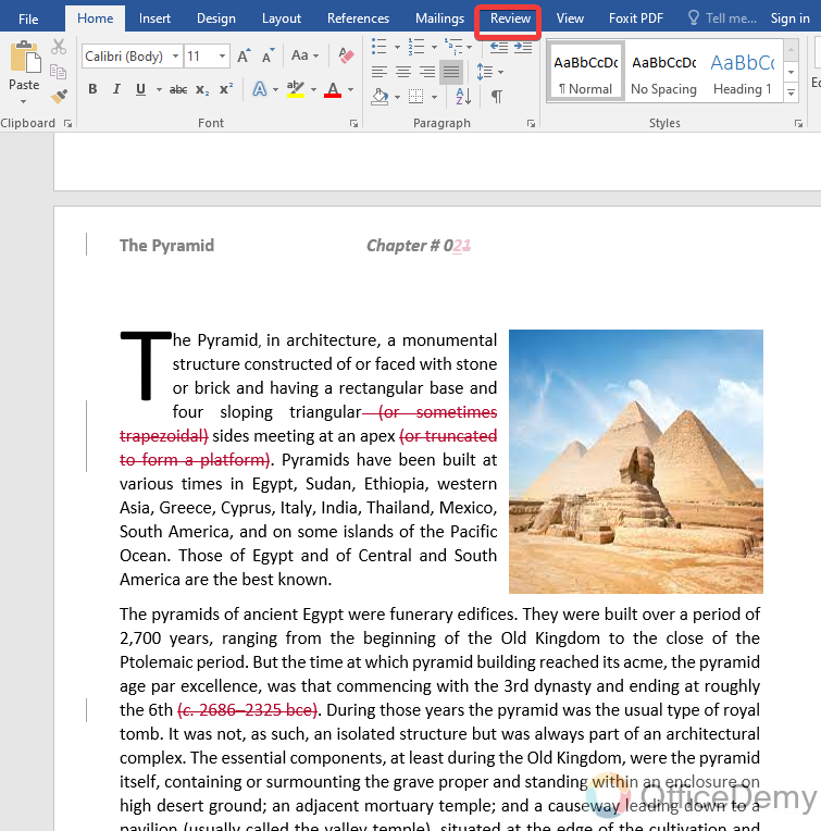 How to Track Changes in Microsoft Word 11