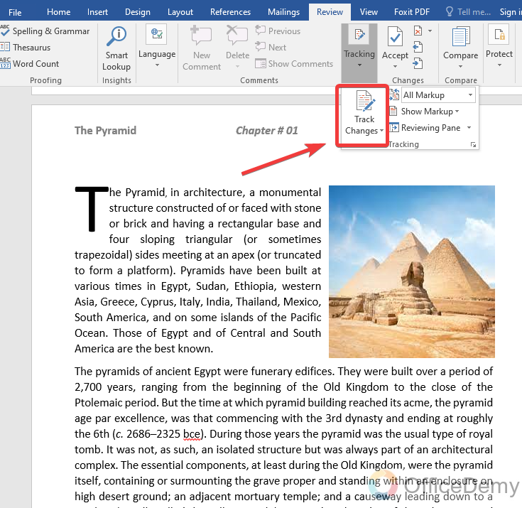 How to Track Changes in Microsoft Word 3