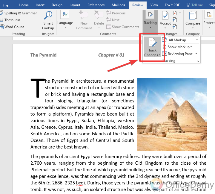 How to Track Changes in Microsoft Word 4