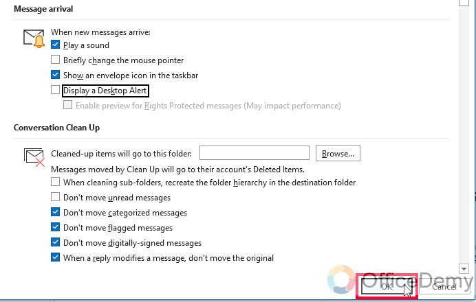 How to Turn Off Outlook Notifications 5