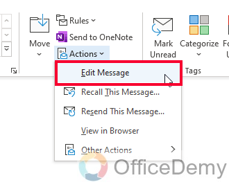How to Unsend Outlook Email 10