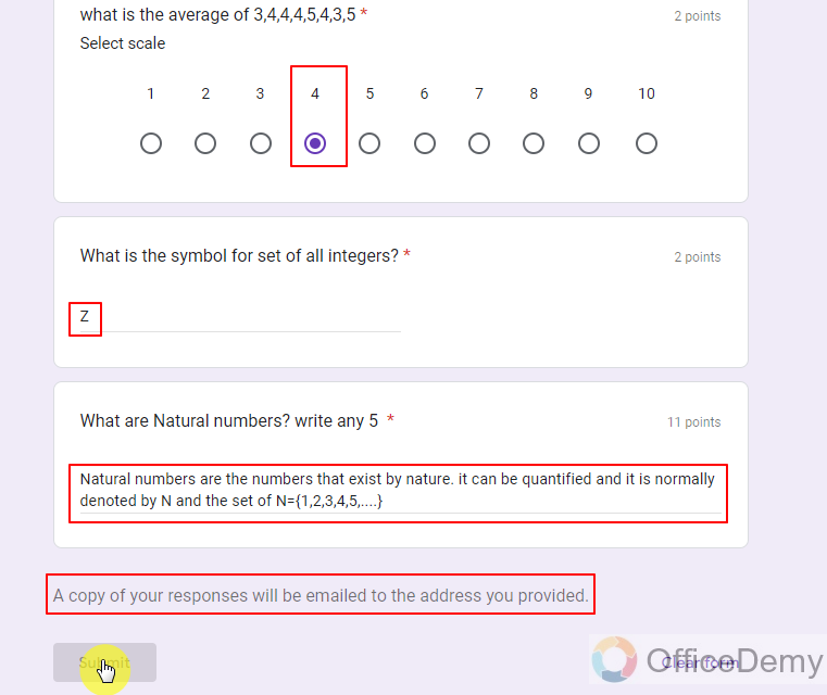 how can students see their answers on google forms 8