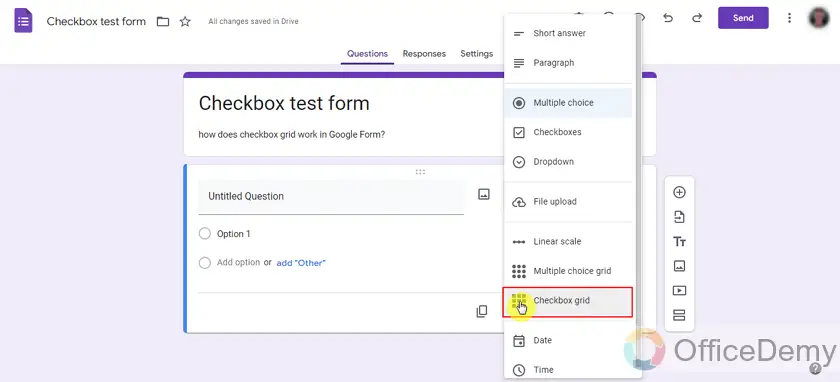 how does checkbox grid work in google forms 6