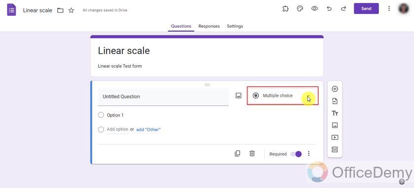 how does linear scale work in google forms 5