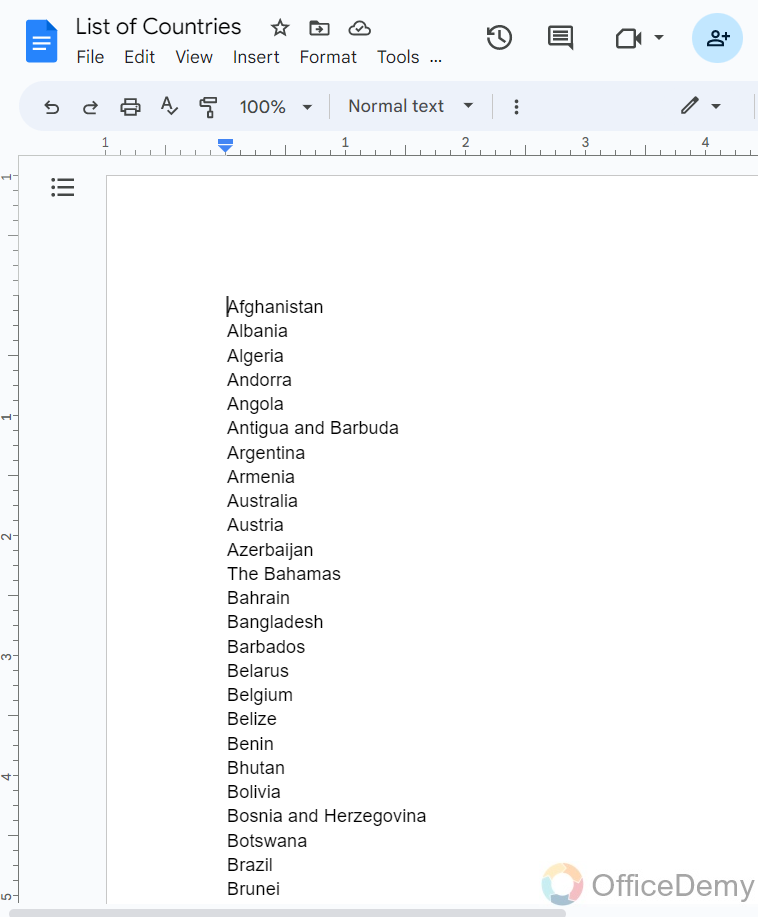 how to add a country list in google forms 8