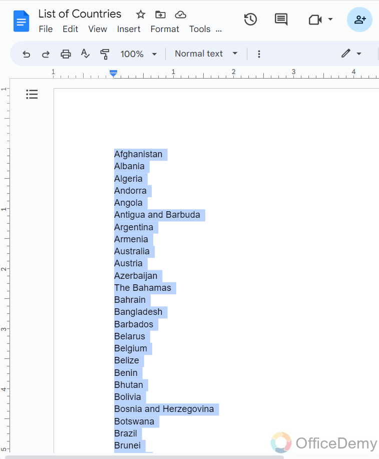 how to add a country list in google forms 9