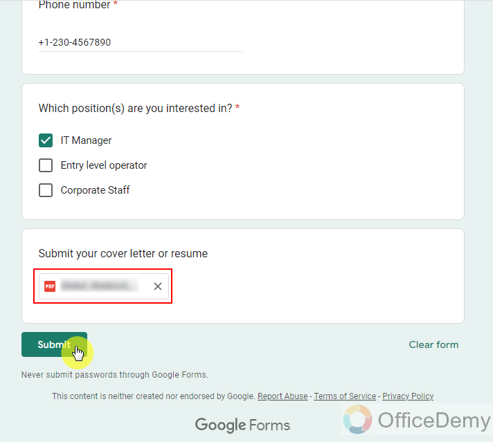 how to add a file to google form response 12