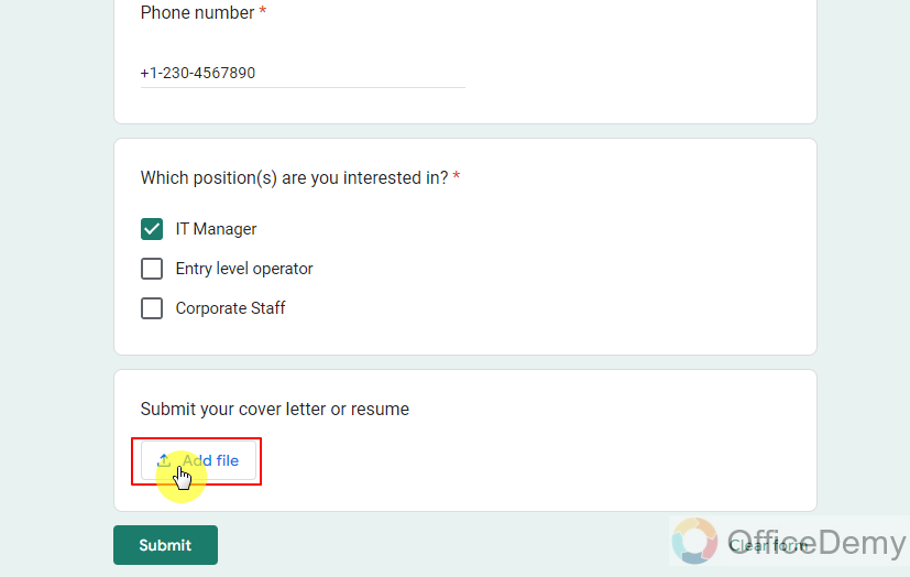 how to add a file to google form response 5