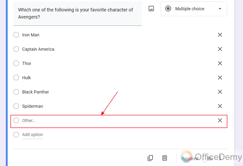 how to add descriptions in Google Forms 14