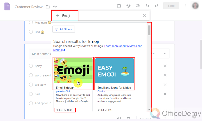 how to add emojis into google forms 11