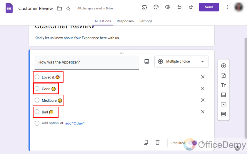 how to add emojis into google forms 7