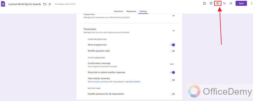 how to add progress bar in google forms 14