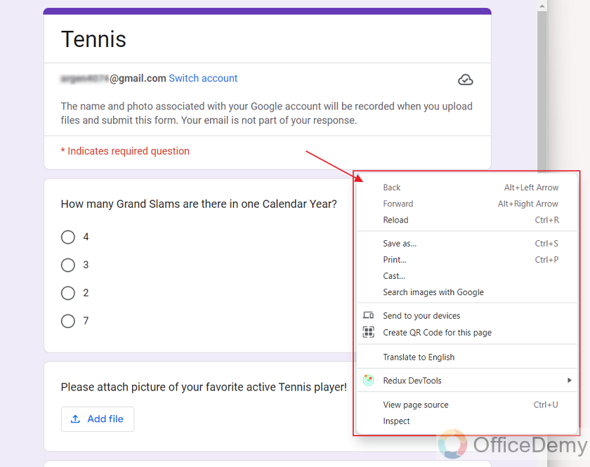 how to translate a Google Form being a responder 3