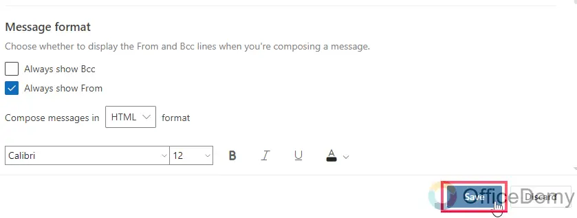 How to Add From Field in Outlook 9
