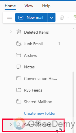 How to Add Unread Folder in Outlook 13