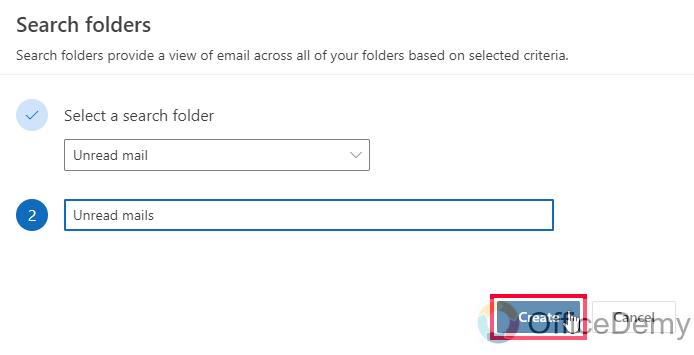 How to Add Unread Folder in Outlook 17