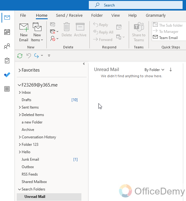 How to Add Unread Folder in Outlook 2