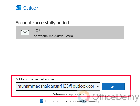 How to Add Work Email to Outlook App 16