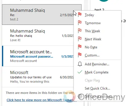 How to Add a Reminder in Outlook 23