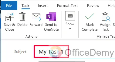 How to Add a Reminder in Outlook 4