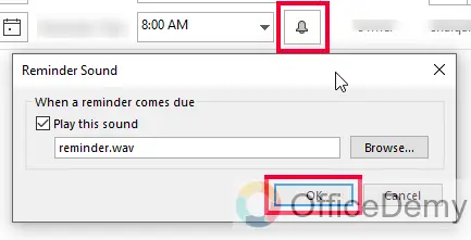 How to Add a Reminder in Outlook 9