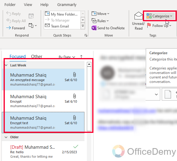 How to Categorize Emails in Outlook 3