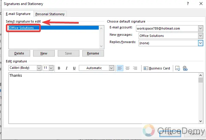 How to Change Display Name in Outlook 19