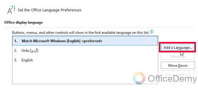 How to Change Language in Outlook 5