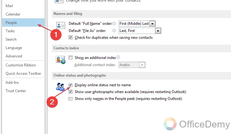 How to Change Presence Status in Outlook 365 5