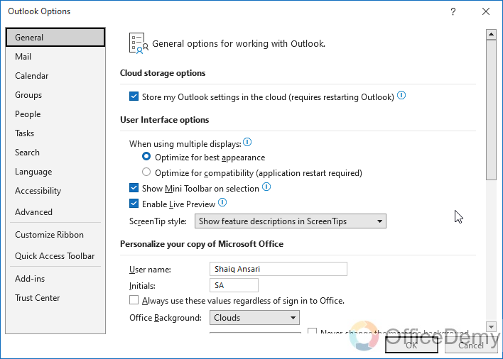 How to Change Primary Account in Outlook 12