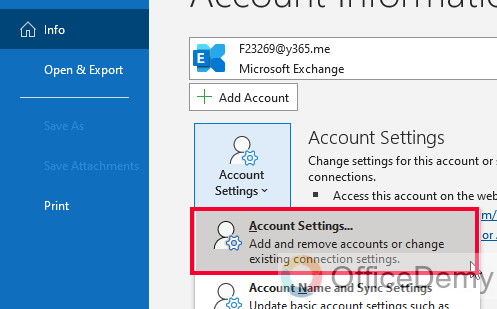 How to Change Primary Account in Outlook 4