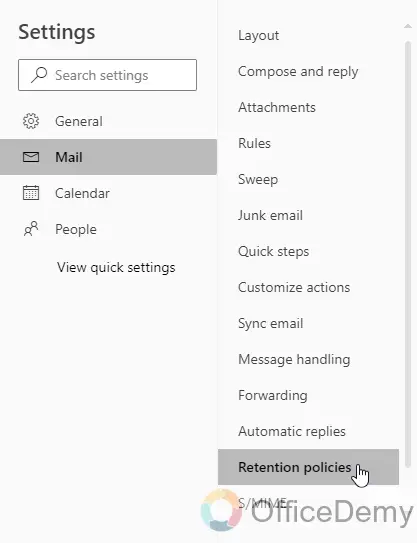 How to Change Retention Policy in Outlook 14