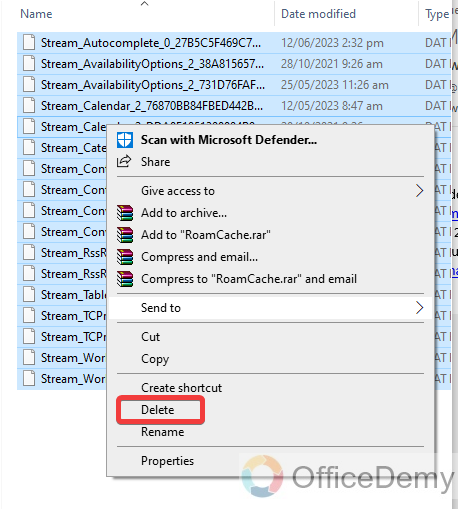 How to Clear Cache in Outlook 6