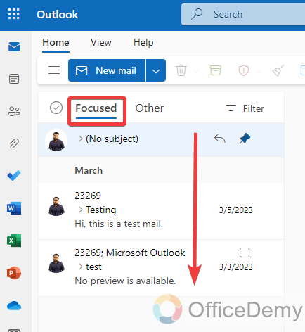 How to Combine Focused and Other in Outlook 1