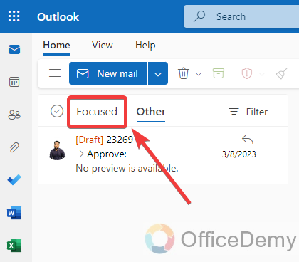 How to Combine Focused and Other in Outlook 14